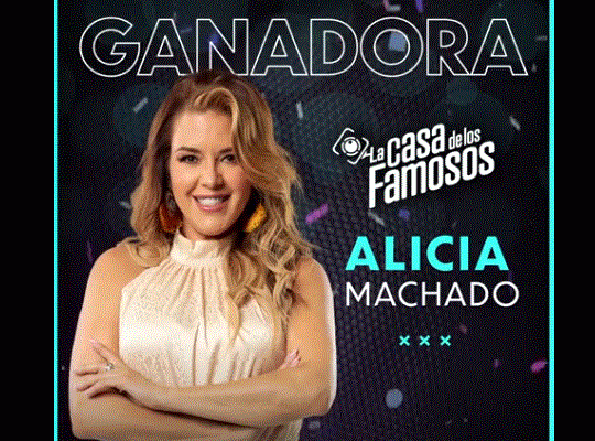 Alicia Machado resultó ganadora de "La casa de los famosos" (VIDEO) |  Venezuela hoy en dia